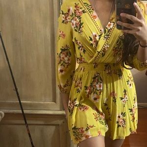 Yellow romper